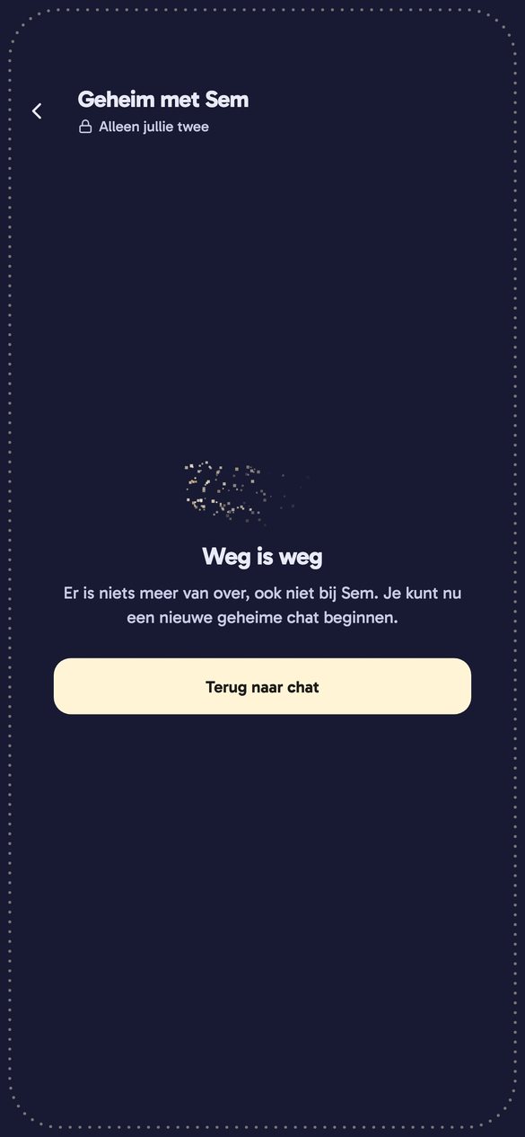 Weg is weg