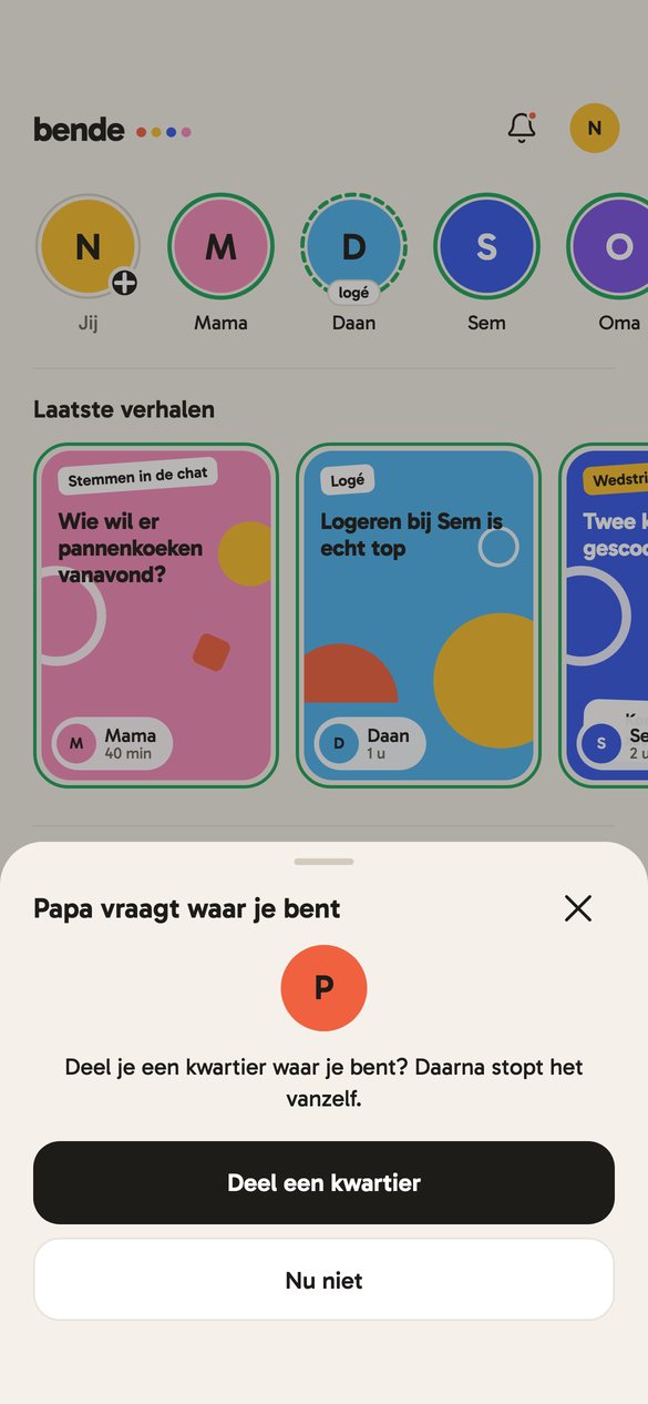 Papa vraagt waar je bent